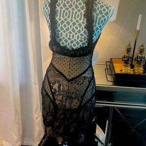 Bebe Black Lace Dress